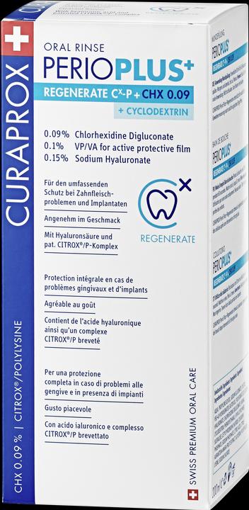 Actual product image Curaprox Perio Plus Regenerate (200 ml, Mouthwash)