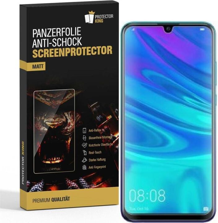 Actual product image Protectorking 6x Panzerfolie Anti-Shock matt entspiegelt (6 Piece, Huawei P Smart+ (2019))