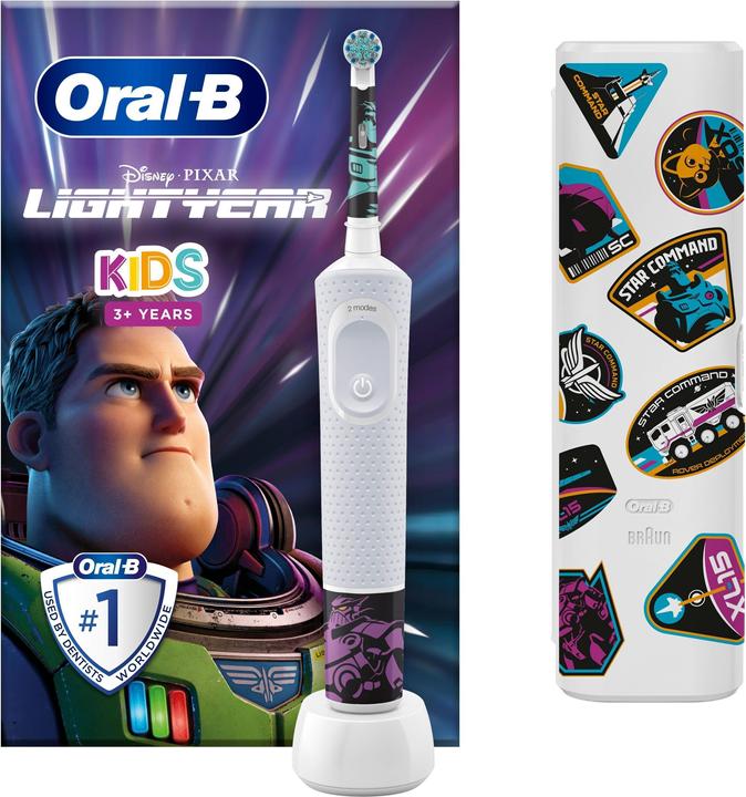 Actual product image Oral-B Vitality100 Kids Lightyear + Travel Case (Oscillating toothbrush)