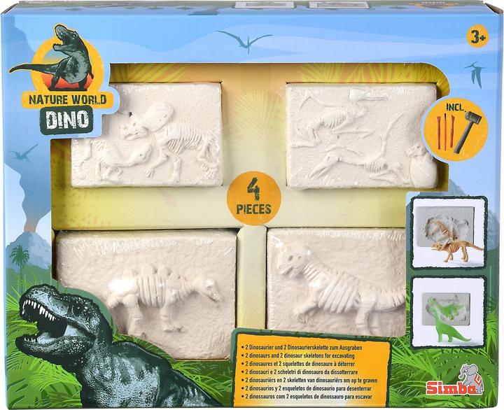 Produktbild Simba Dino Grosses Ausgrabungsset, 4 Stück