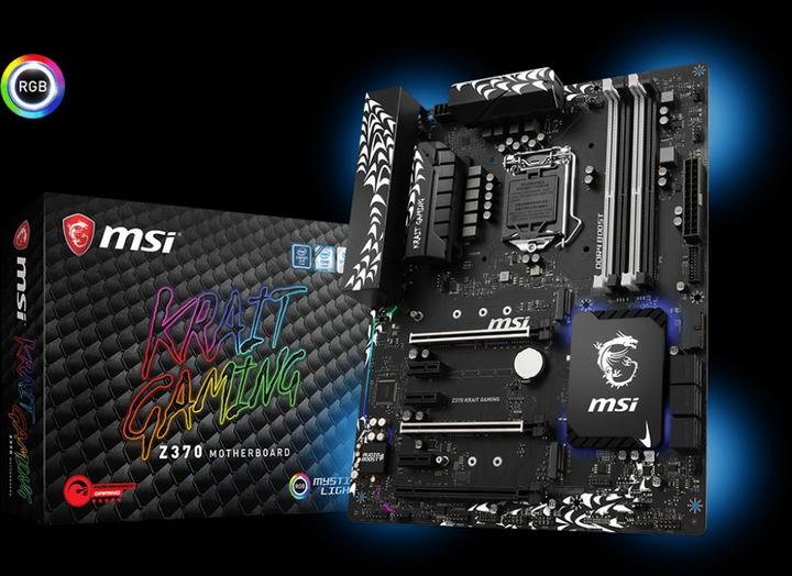 Actual product image MSI Z370 Krait Gaming (LGA 1151, Intel Z370, ATX)