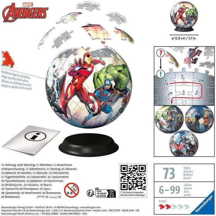 Produktbild Ravensburger Marvel Avengers (72 Teile)