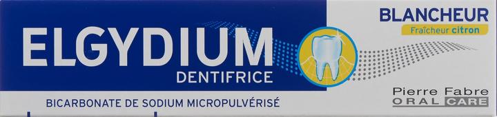 Image du produit Elgydium Dentifrice pour dents blanches Citron frais (75 ml)