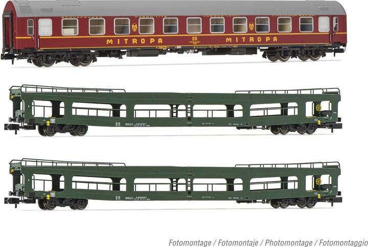 Produktbild Arnold DR 3er-Set OSShD Typ B Personenwagen Spree-Alpen-E (Spur IV)