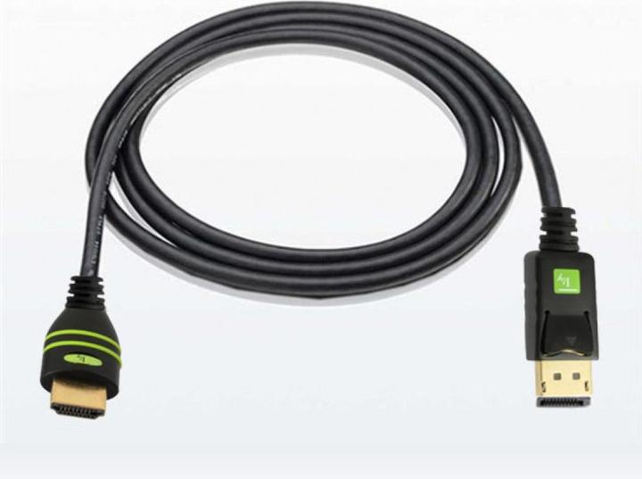Actual product image Techly DisplayPort — HDMI (Typ A) (3 m, DisplayPort, HDMI)