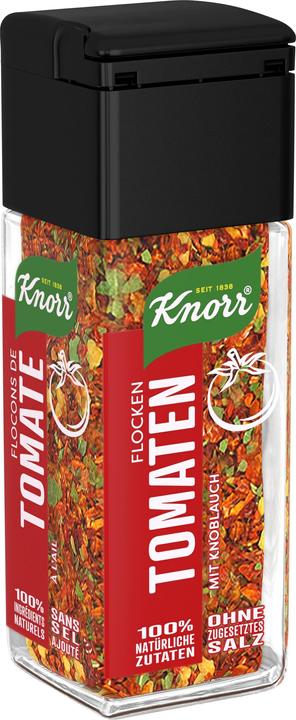 Produktbild Knorr 100% Natürlich Gewürzflocken Tomate, Gewürz Streuer zum Würzen von Tomatensuppen & Tomatensaucen (35 g)