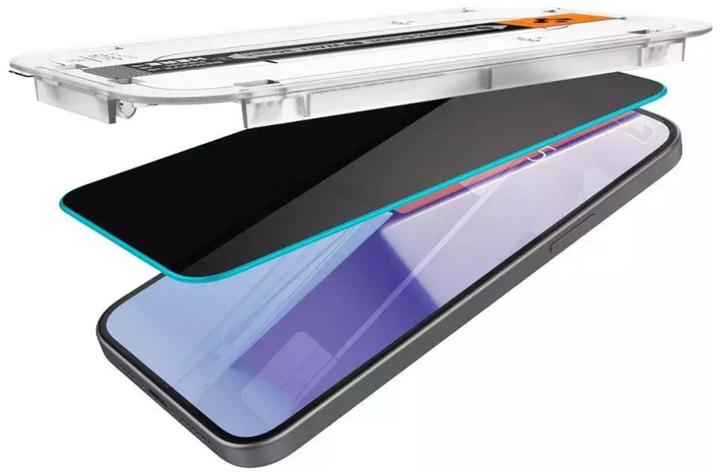 Actual product image Spigen Szk?O Hartowane Glas.Tr?Ez Fit? Iphone 15 Privacy