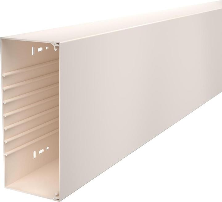 Actual product image OBO Bettermann OBO wall and ceiling trunking WDK cream white (Cable hole, 200 cm)