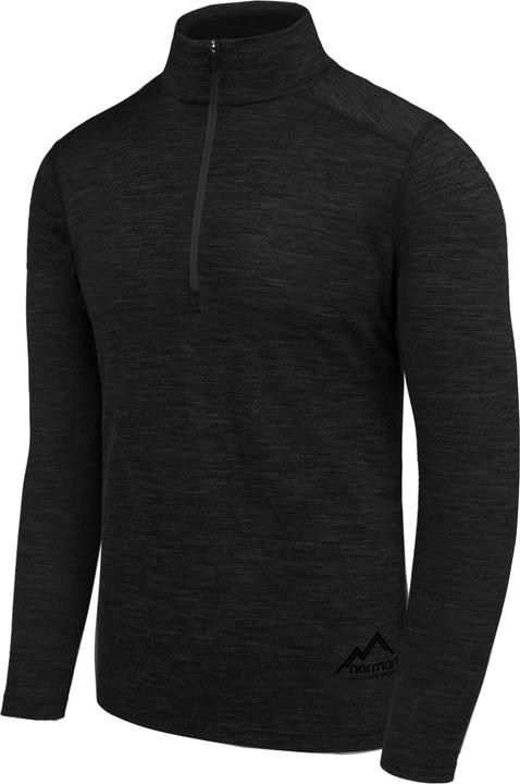 Immagine prodotto Normani Herren Merino Langarm mit 1/4 Zipper Canberra (4XL)