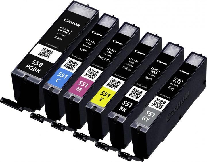 Immagine prodotto Canon Cli-551/Pgi-550 (M, C, PGBK, FC, GY, Y)