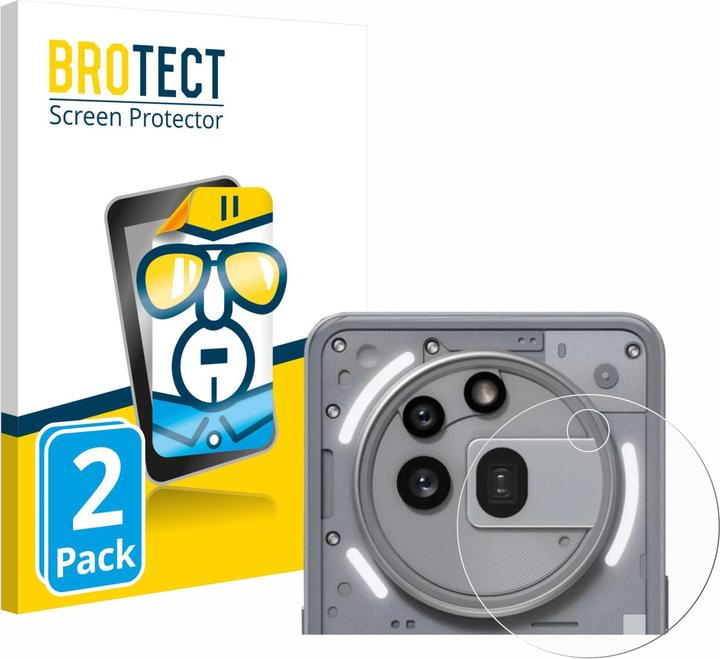 Produktbild BROTECT Schutzfolie Displayschutz Displayschutzfolie Folie Klar Transparent (2 Stück, Nothing Phone (3a) Pro)
