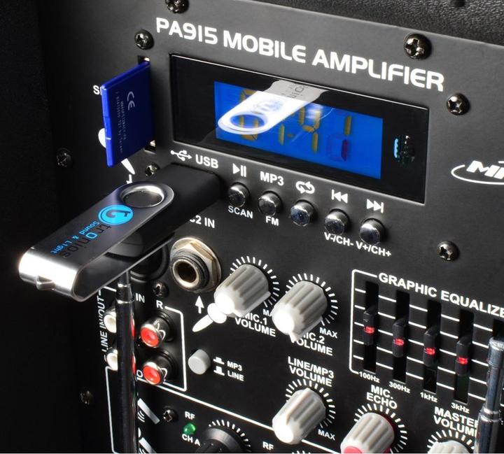 Image du produit Vonyx Système de sonorisation SPJ-PA912 (Actif, 1x 500 W)