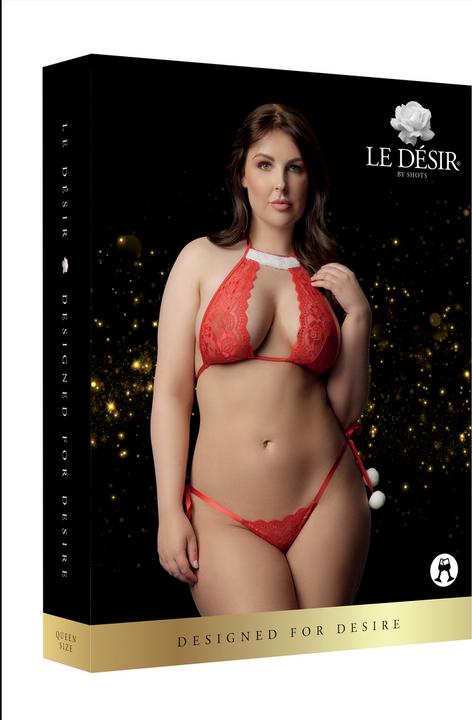 Productafbeelding Le Désir Snow Angel Kanten Lingerie Set (Eén maat voor iedereen)