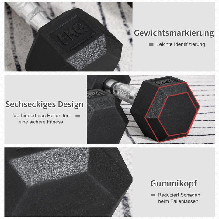Produktbild Jamb Kurzhanteln 2x 5kg (2 x 5 kg)