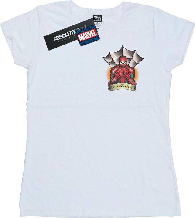 Produktbild SpiderMan Tattoo Breast Print TShirt (XXL)