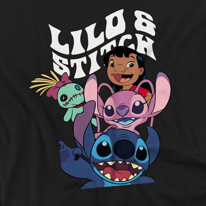 Actual product image Lilo & Stitch Unisex Adult Character Montage T-Shirt (M)