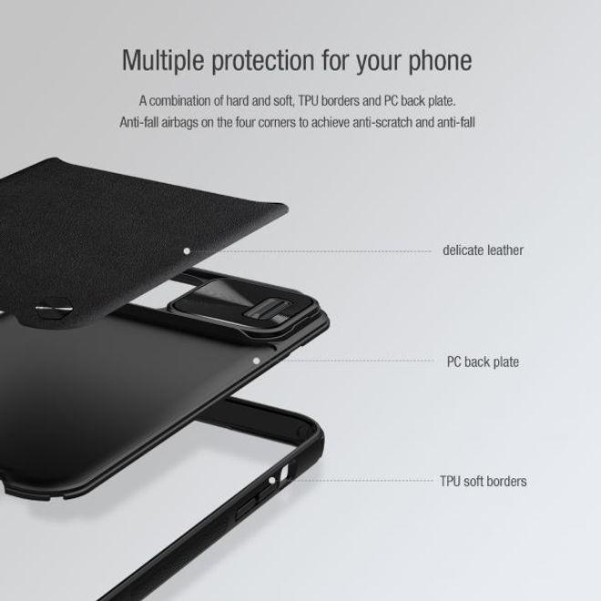 Produktbild Nillkin CamShield Kunstleder Series Hardcase Hülle (Apple iPhone 13 Pro Max)