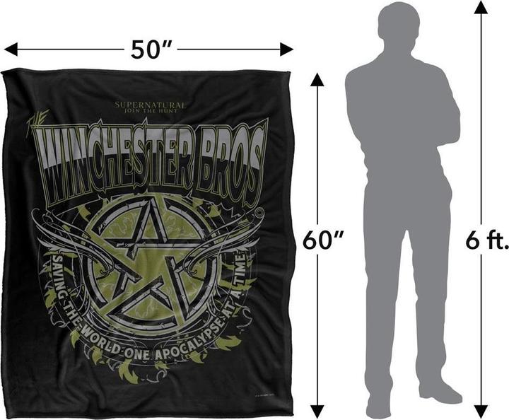 Produktbild Supernatural Decke Winchester Bros (152 x 127 cm)