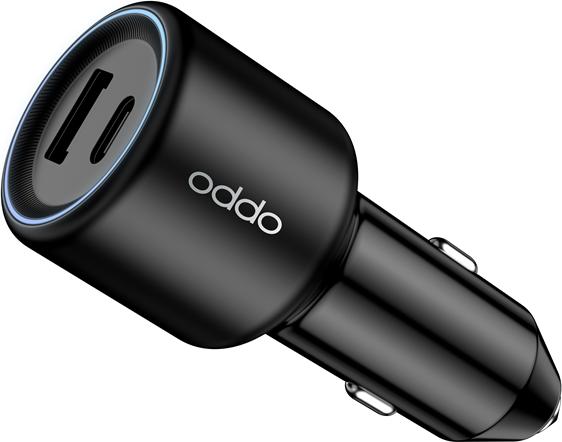 Actual product image OPPO 1x USB-A 50W, 1x USB-C 30W, SUPERVOOC CCB7JACH black