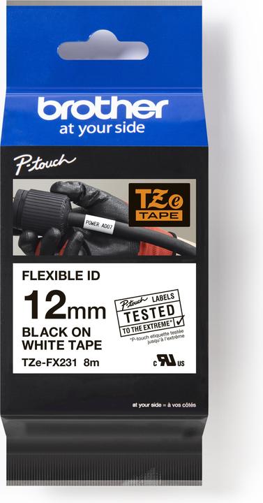 Produktbild Brother Tze-Fx231 (1.20 cm, Schwarz)