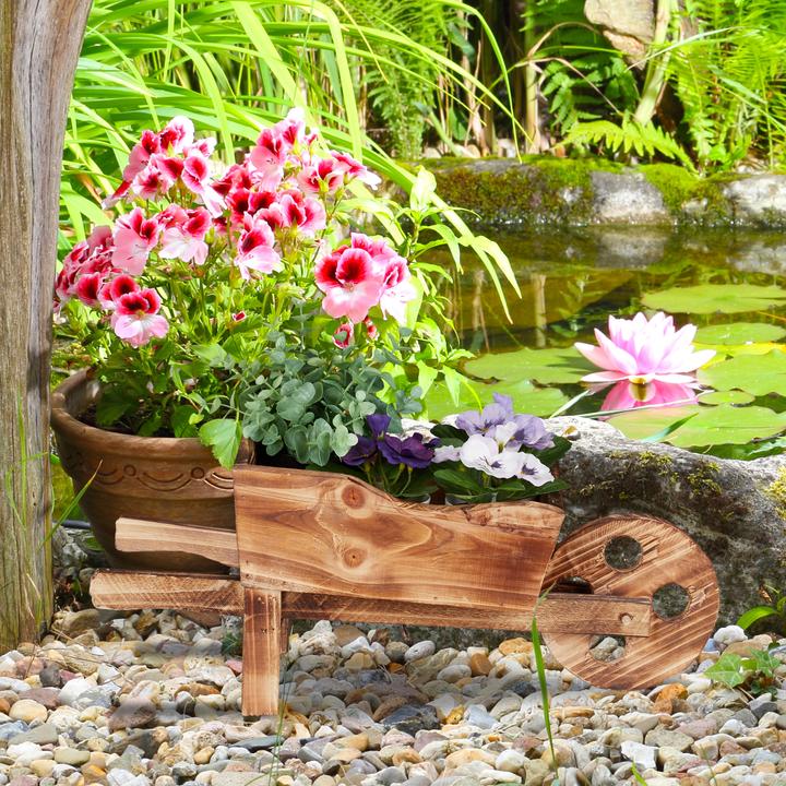 Actual product image Relaxdays Plant wheelbarrow (47 cm)
