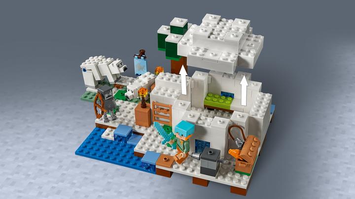 Actual product image LEGO Minecraft ice igloo (21142, LEGO Minecraft)
