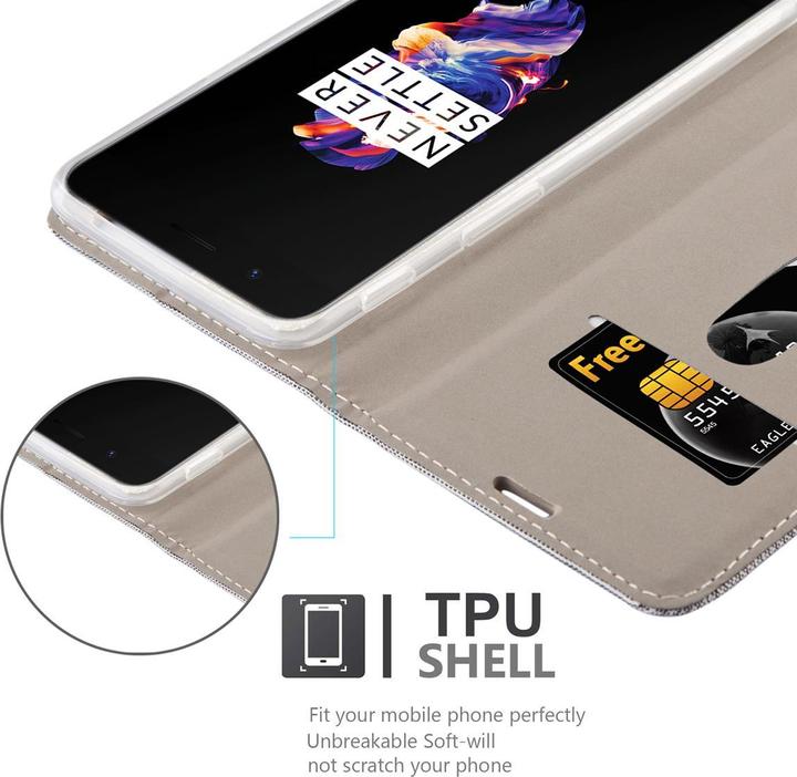 Image du produit Cadorabo Jeans Book Housse pour OnePlus 5 (OnePlus 5)