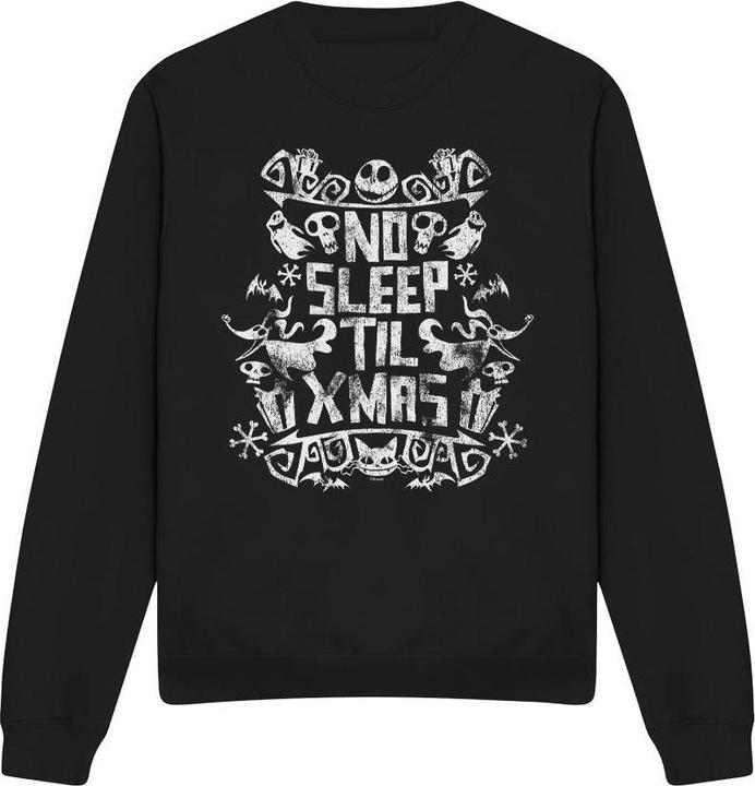 Immagine prodotto The Nightmare Before Christmas No Sleep Till Xmas Felpa Adulto Unisex (L)