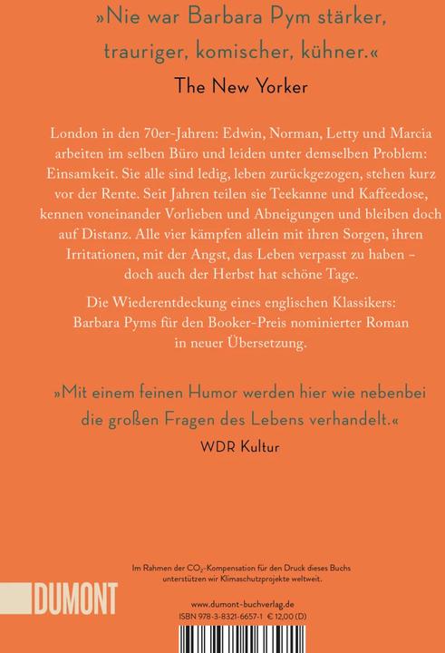 Produktbild Quartett im Herbst (Deutsch, Barbara Pym, Sabine Roth, 2022)