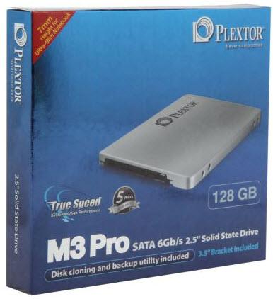 Actual product image Plextor M3 Pro SSD, MLC, 128GB, SATA-3, 2.5 inch (128 GB, 2.5")