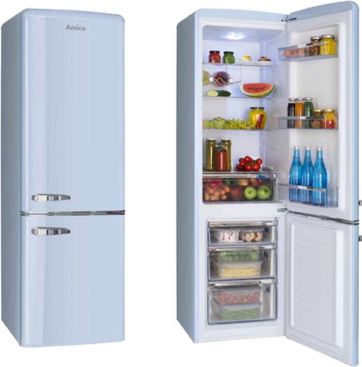 Produktbild Amica Khlgefrierkombination KGCR 387 100 L BxHxT 55 x 181 x 61.5 cm Khlteil 181 l Gefrierteil 63 (244 l)