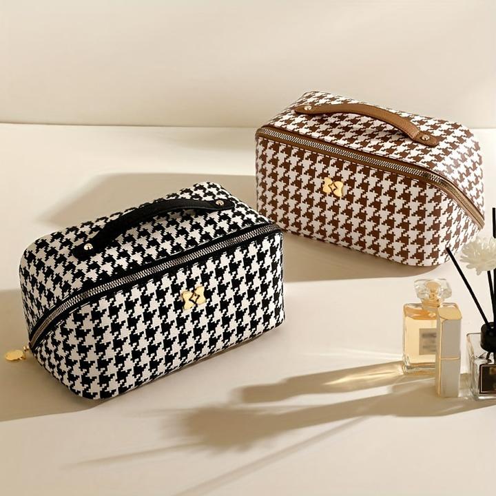 Actual product image Only-Bags.Store Travel make-up bag with multiple compartments, portable and spacious cosmetic storage bag