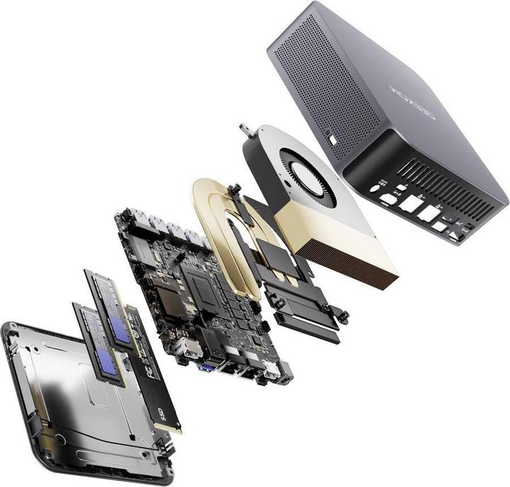 Image du produit Geekom Mini PC GT1 Mega () Intel® Core™ Ultra 5 125H 32 Go de RAM 1 TB SSD Int (Intel Core Ultra 5 125H, 32 Go, 1000 Go, Intel Arc Graphics)