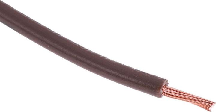 Immagine prodotto Rs Pro Cavo con anima standardizzata Ø 3,3 mm / 1,5 mm² in rame, marrone 30 / 0,25 mm, 100m (100 m)