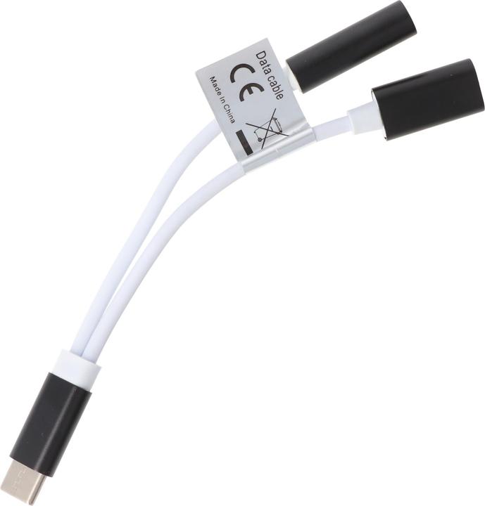 Produktbild AccuCell 2IN1 AUDIO-ADAPTER USB TYPE C USB-C auf 3,5MM