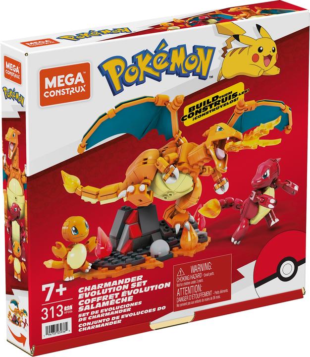 Produktbild Mega Construx Pokémon Charmander Evolution Set
