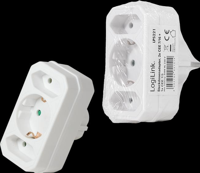 Produktbild LogiLink Steckdosenadapter (CEE 7/3, 1 x)