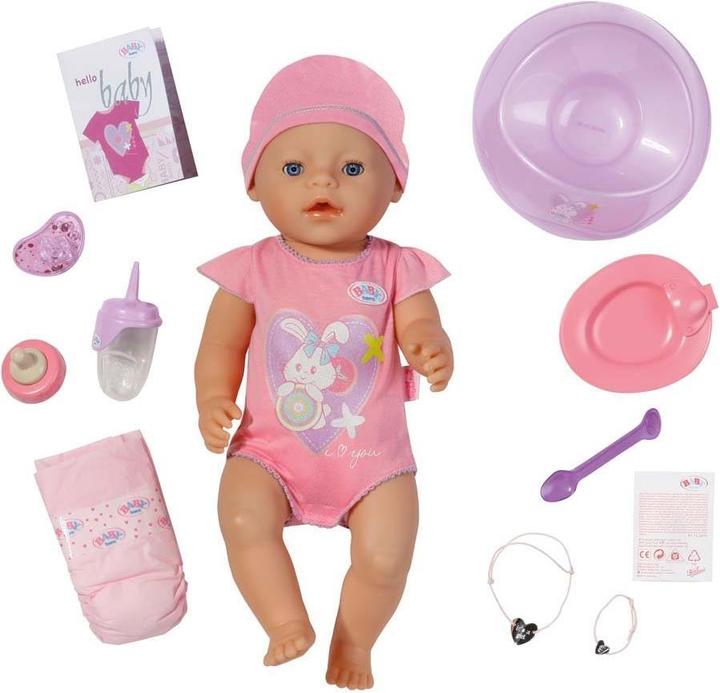 Zapf Creation BAMBINO Nata Ragazza Interattiva