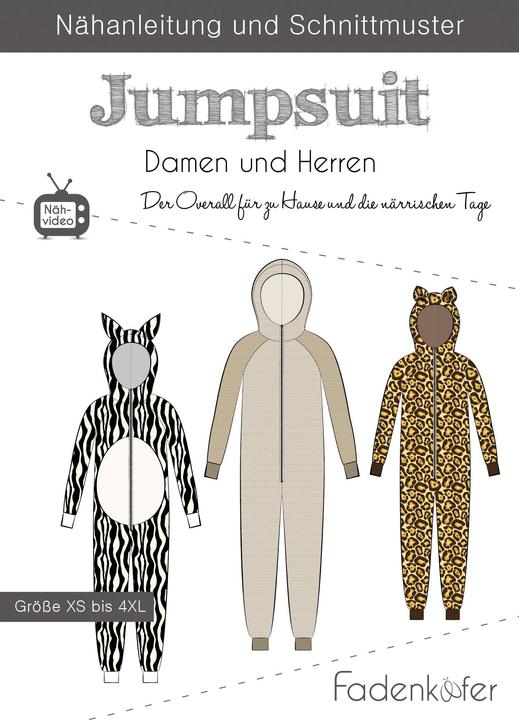 Produktbild Fadenkäfer Schnittmuster Jumpsuit