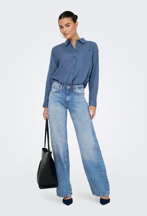 Produktbild Only Onlhope Low Waist Wide Dnm Tai194 Noos (26)