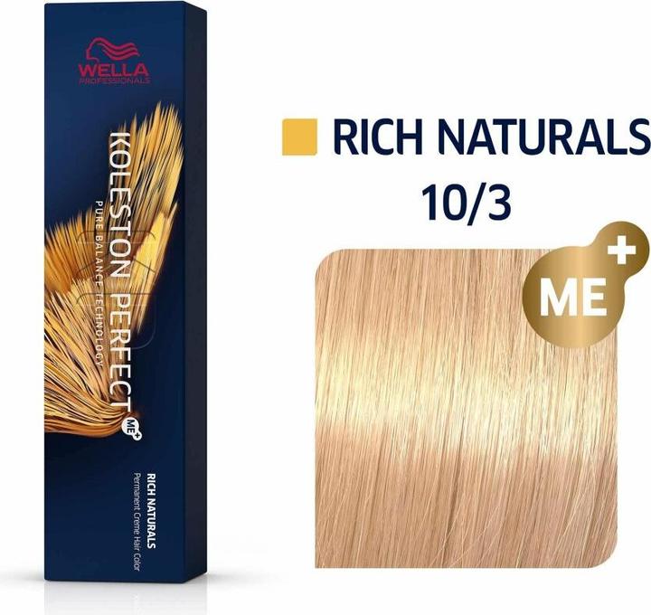 Actual product image Wella Koleston ME Colour 10/3 60ml (3, 10)