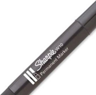 Produktbild Sharpie W10 (Schwarz, 5 mm, 1 x)