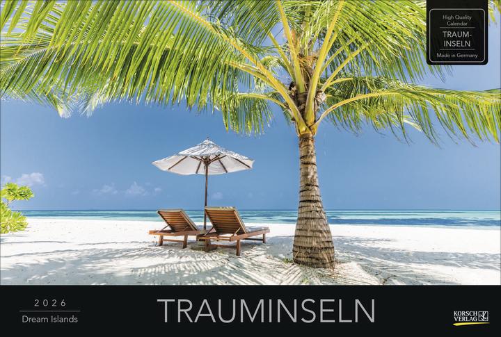 Produktbild Verlag Bildkalender Trauminseln 2026, Papierformat: Kein