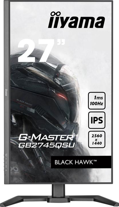 Actual product image iiyama TFT 27.0/68.5cm G-Master GB2745QSU Black Hawk *black* 16:9 (2560 x 1440 pixels, 27")