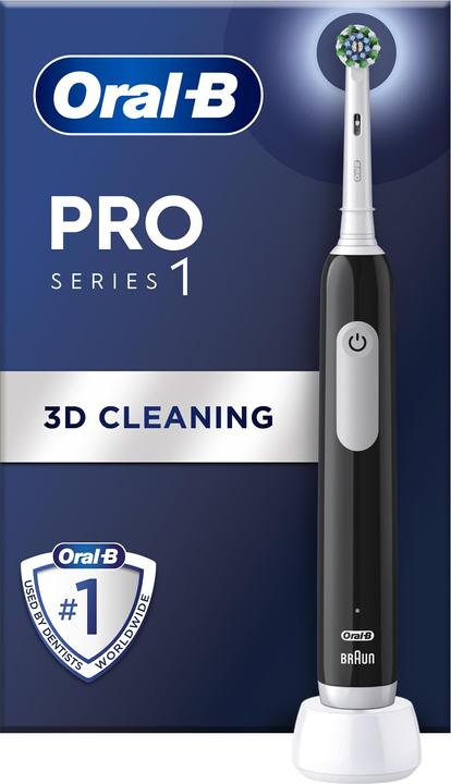 Image du produit Braun Oral-B D305.513.3 Pro Series 1 Cross Action Noir (Brosse à dents oscillo-rotative)