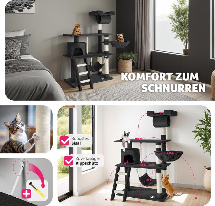 Produktbild tectake Marcel (141 cm, Schwarz)