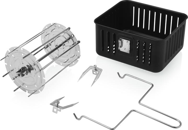 Immagine prodotto Princess Set di accessori per forni Aerofryer - 4 pezzi, cestello per frittura, set di spiedini, maniglia