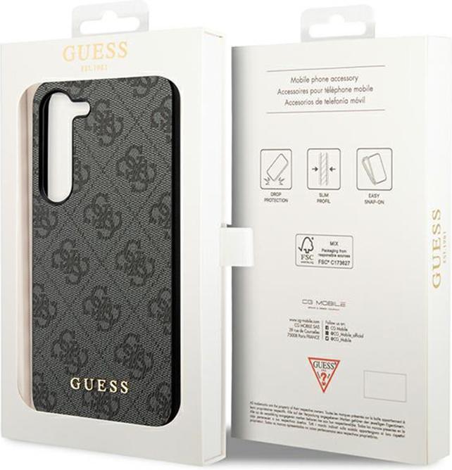 Actual product image Guess 4G Charms Case- black (Samsung Galaxy S24+)