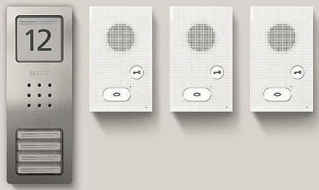 Image du produit Siedle Kit audio CAB 850-3 E/W Basic acier inoxydable brossé