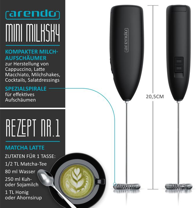 Actual product image Arendo Milk frother wand